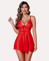 Lace Nightgown Mesh Nighty Babydoll